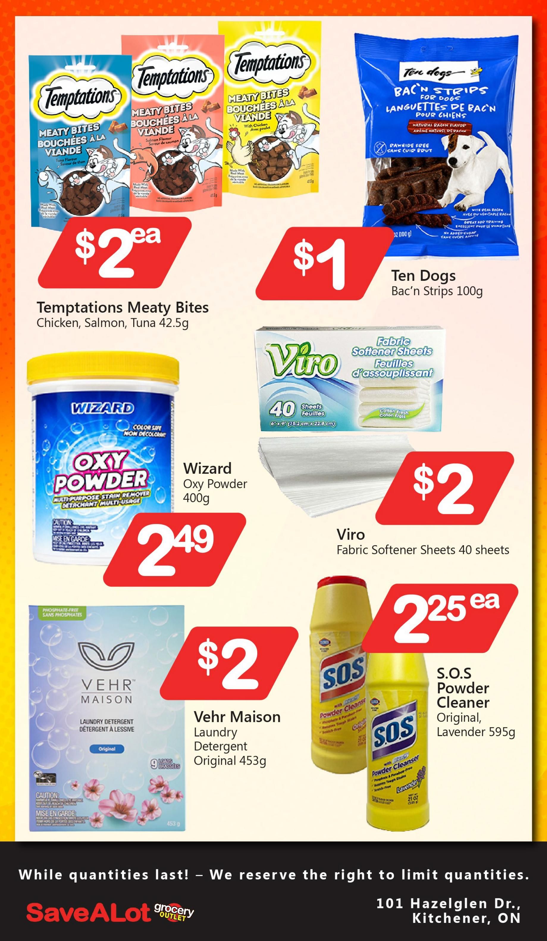 SaveALot Grocery Outlet Flyer August 27 to September 2