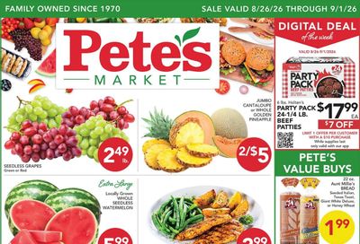 Pete's Fresh Market Weekly Ad August 26 - September 1, 2026