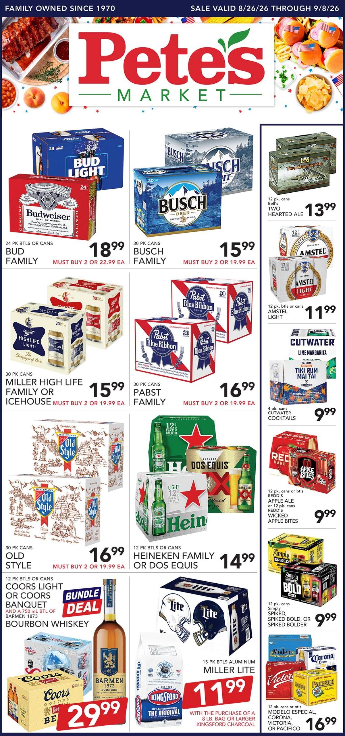 Pete's Fresh Market Weekly Ad August 26 - September 1, 2026