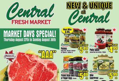 Central Fresh Market Flyer August 27 to September 3