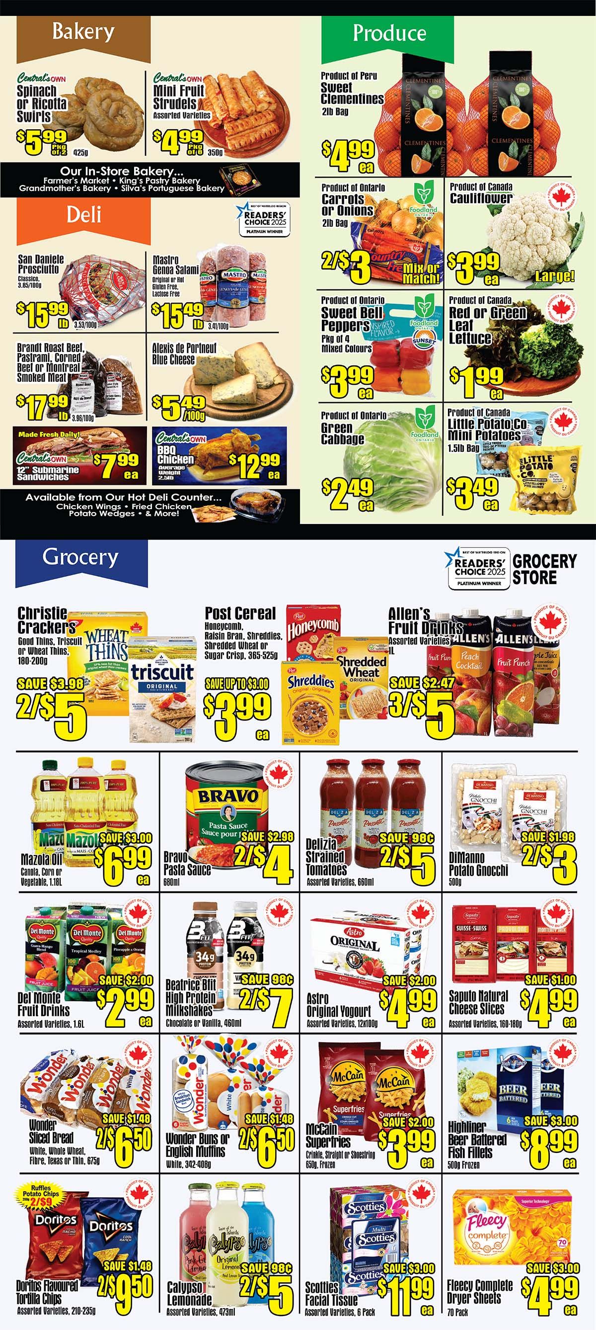 Central Fresh Market Flyer August 27 to September 3