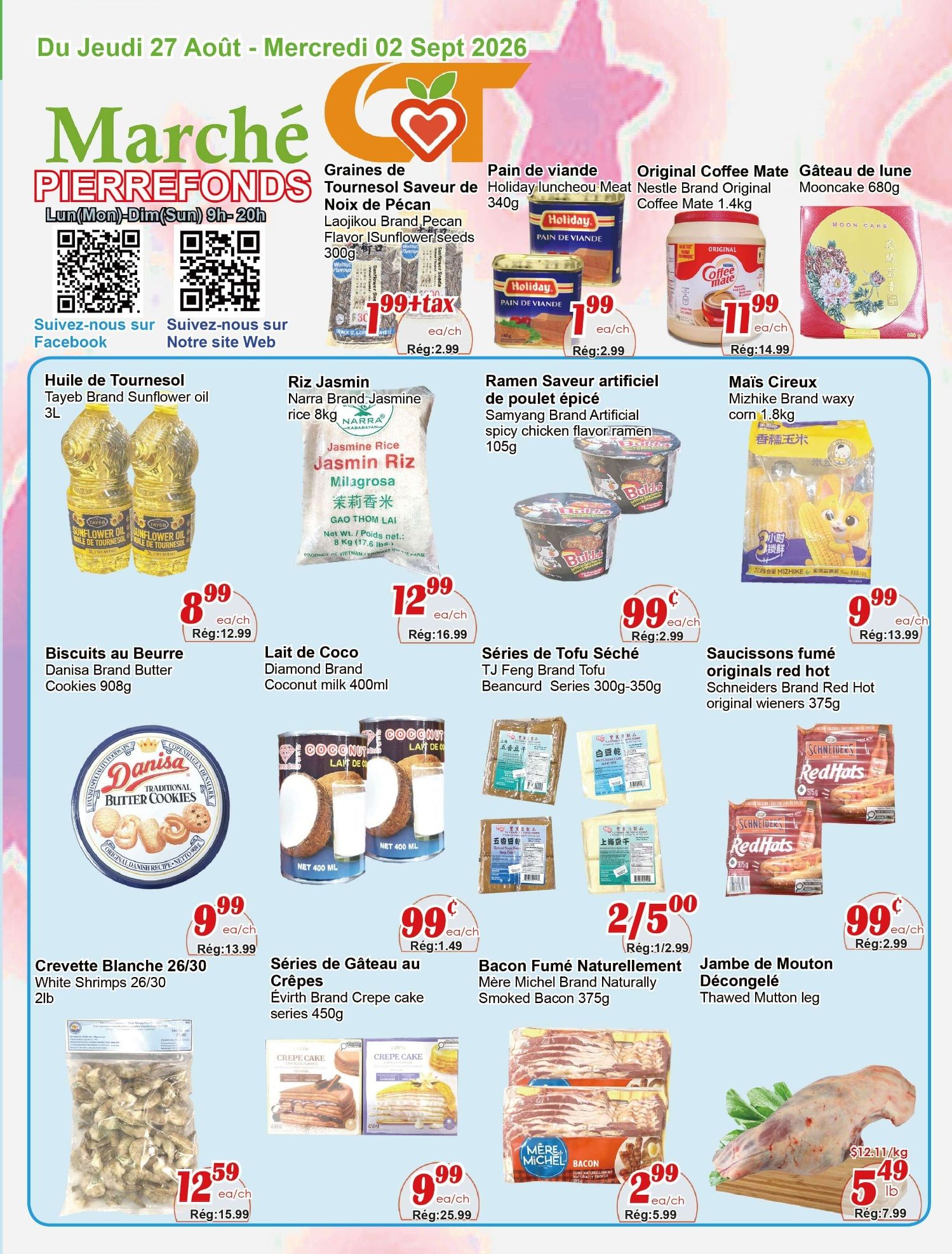 Marche C&T (Pierrefonds) Flyer August 27 to September 2