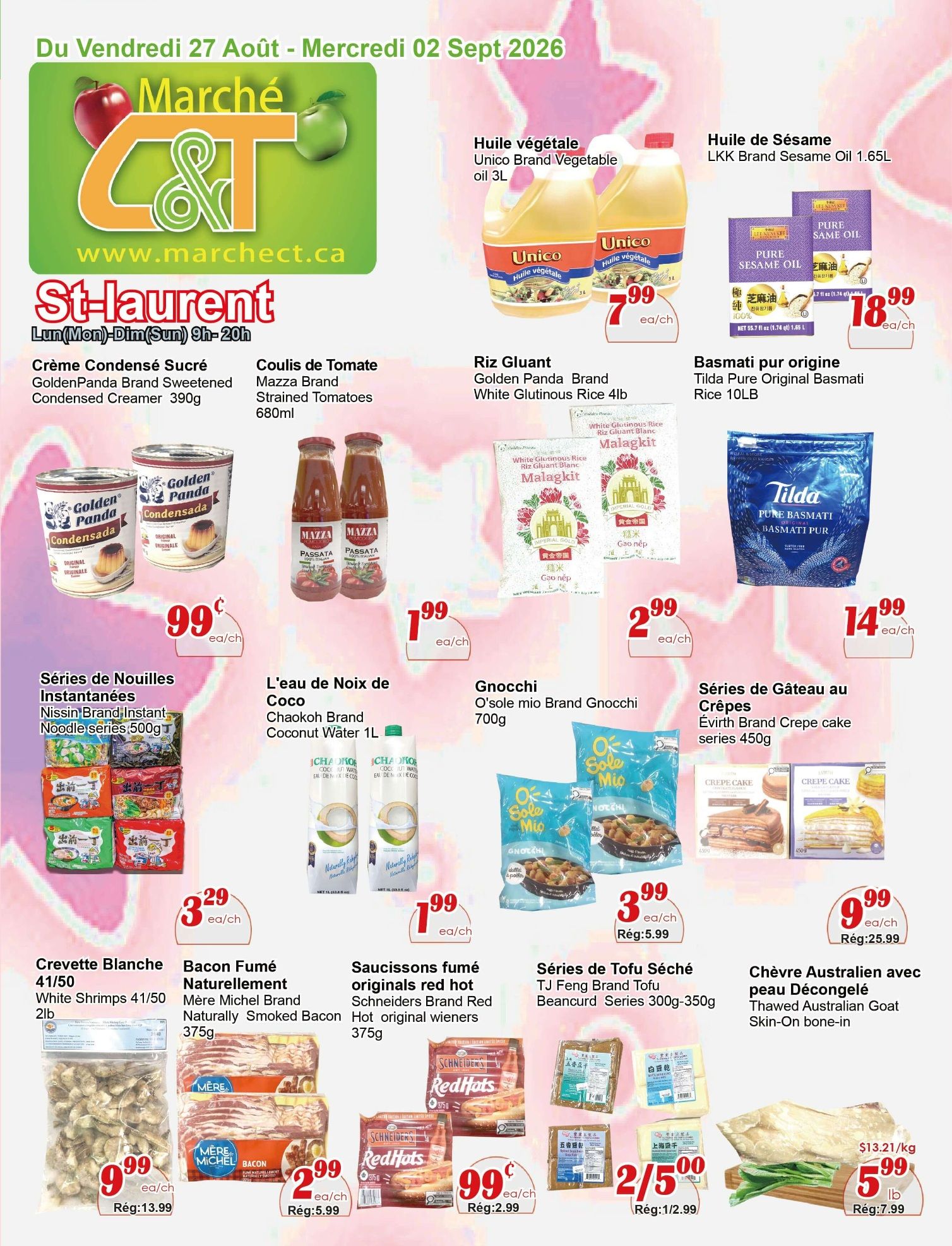Marche C&T (St. Laurent) Flyer August 27 to September 2