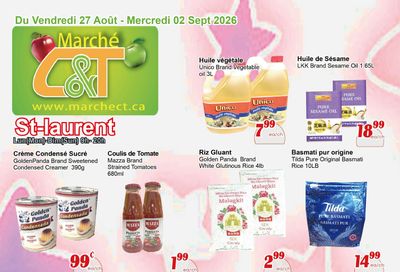 Marche C&T (St. Laurent) Flyer August 27 to September 2