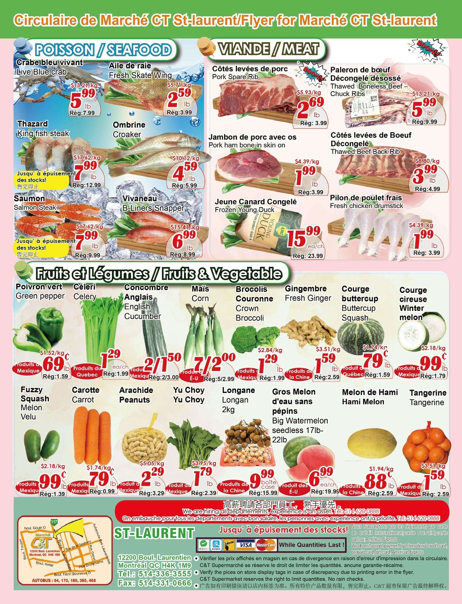 Marche C&T (St. Laurent) Flyer August 27 to September 2
