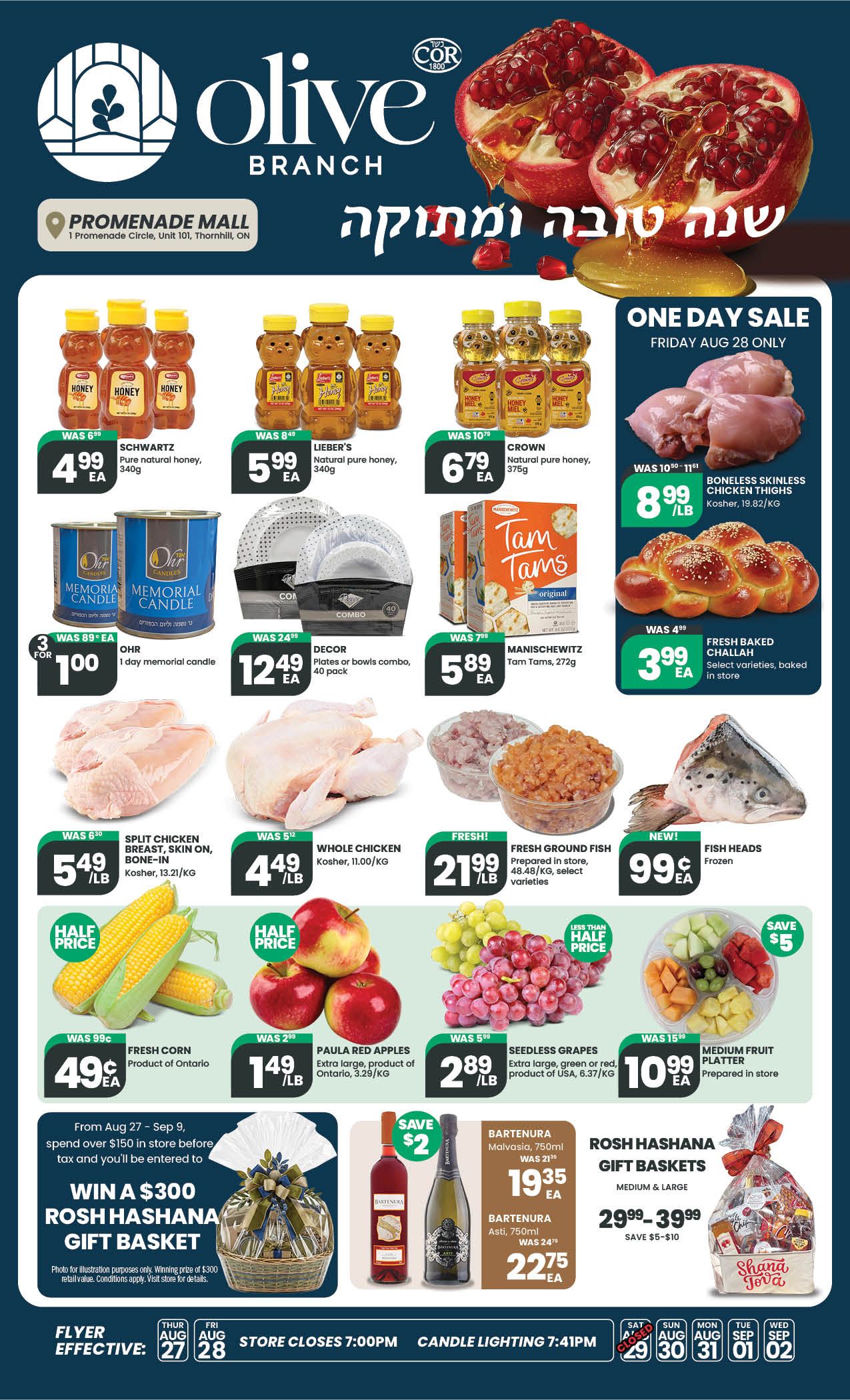 Olive Branch Flyer August 27 to September 2