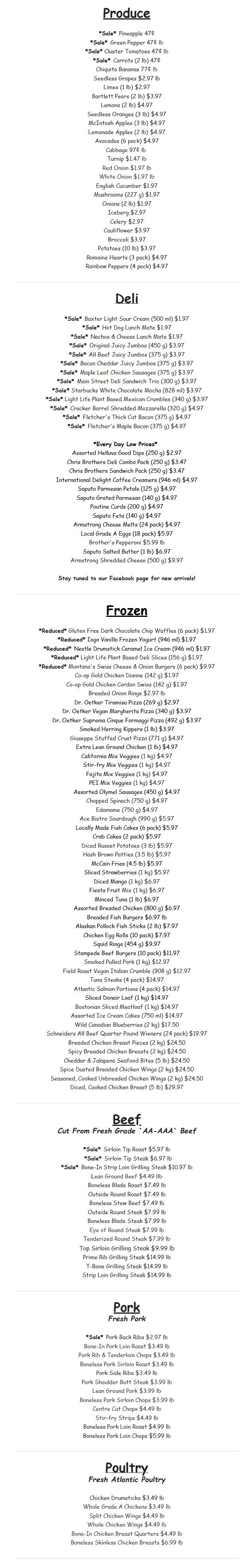 Gateway Meat Market Flyer August 27 to September 2
