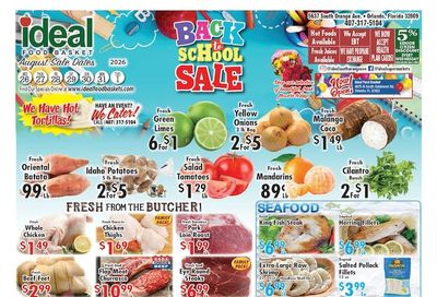 Ideal Food Basket (5637 South Orange Ave, Orlando, FL) Weekly Ad August 26 - September 1, 2026