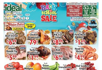 Ideal Food Basket (Dania Beach, FL) Weekly Ad August 26 - September 1, 2026