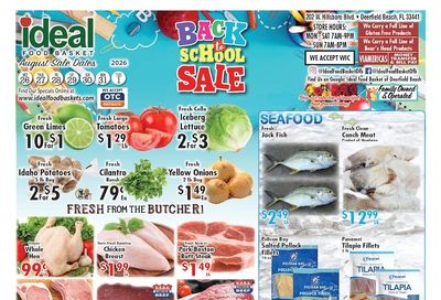 Ideal Food Basket (Deerfield Beach, FL) Weekly Ad August 26 - September 1, 2026