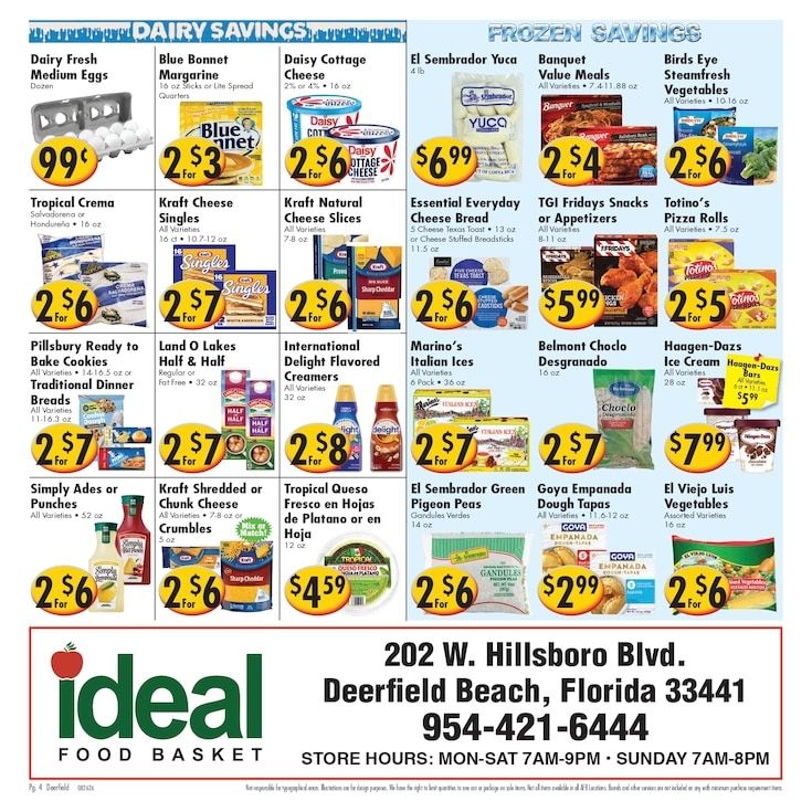 Ideal Food Basket (Deerfield Beach, FL) Weekly Ad August 26 - September 1, 2026