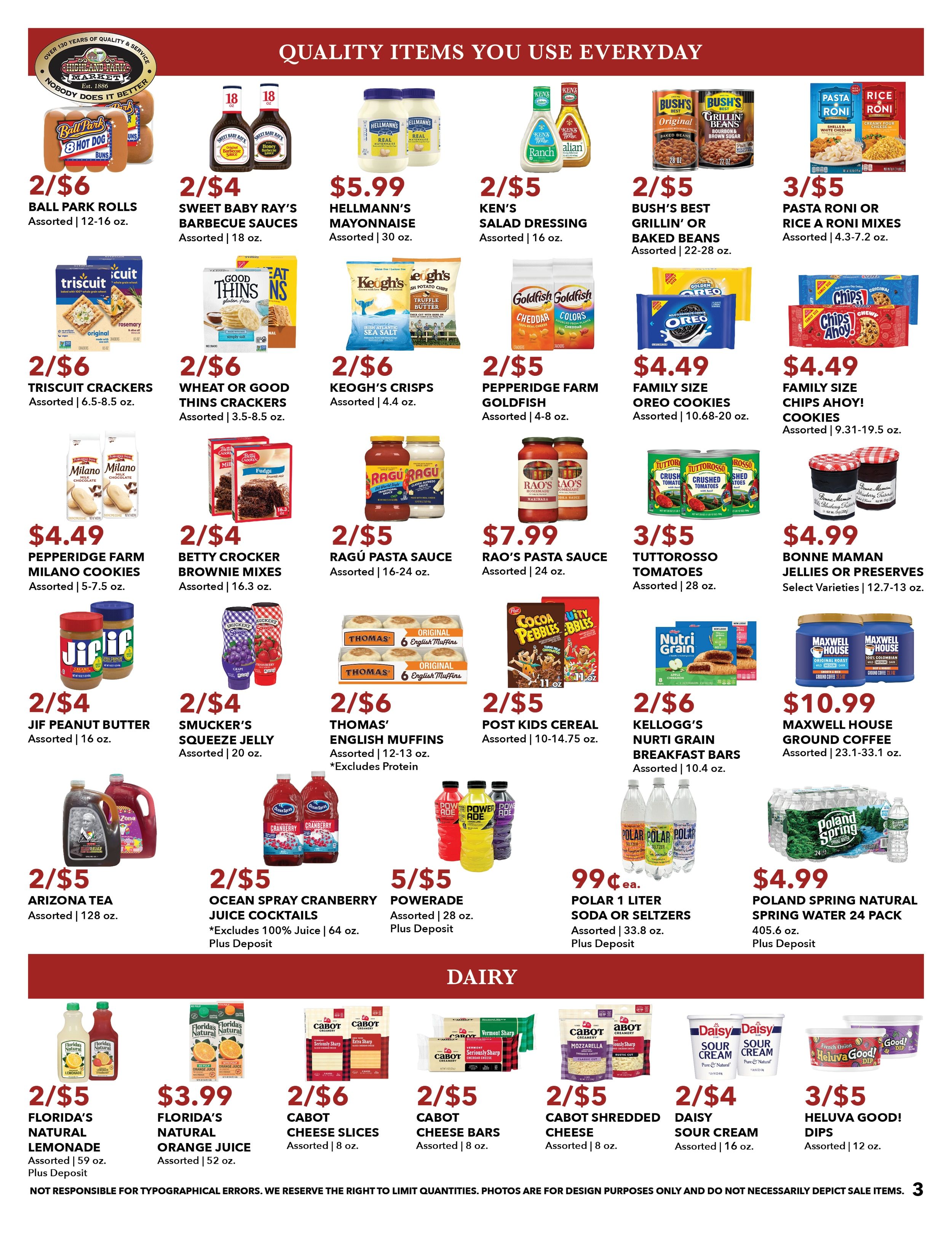 Highland Park Market (Connecticut) Weekly Ad August 30 - September 5, 2026