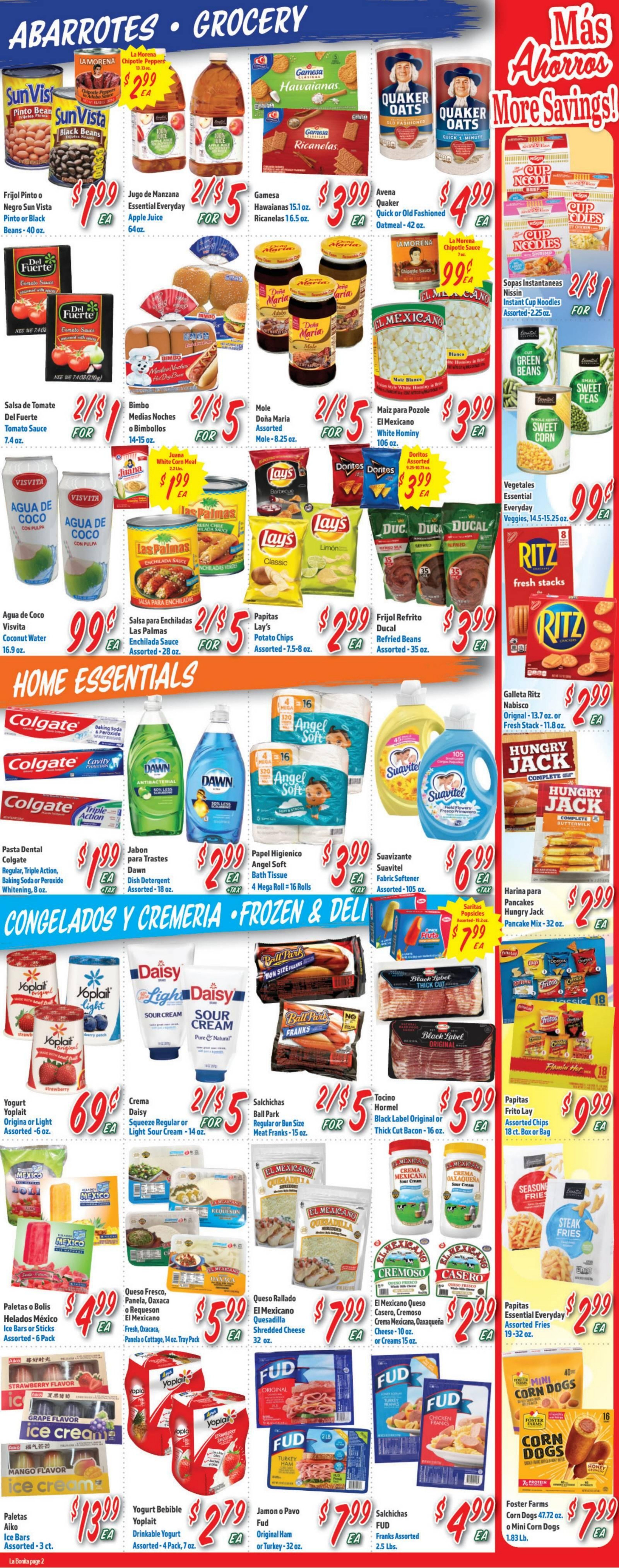 La Bonita Supermarkets Weekly Ad August 26 - September 1, 2026