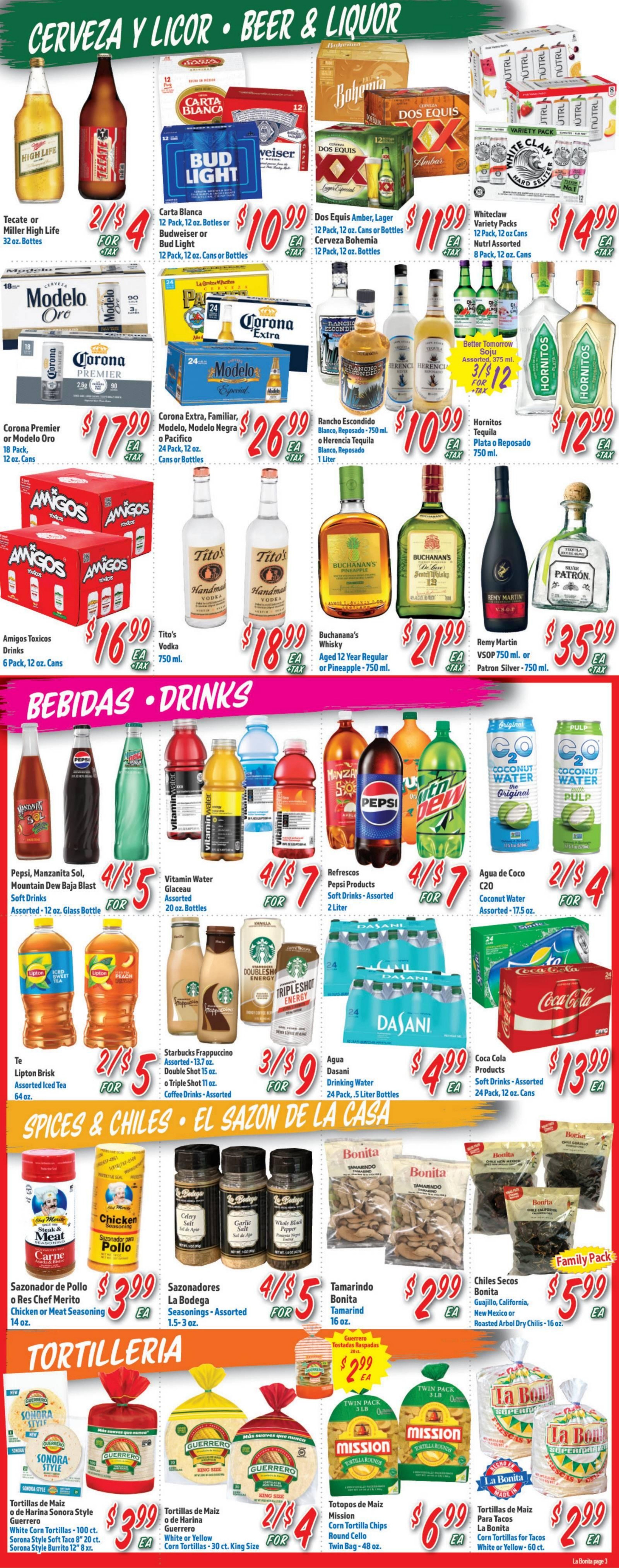 La Bonita Supermarkets Weekly Ad August 26 - September 1, 2026