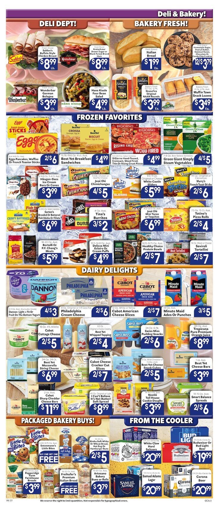 Valley Market and Jim's Great American Weekly Ad August 23 - 29, 2026