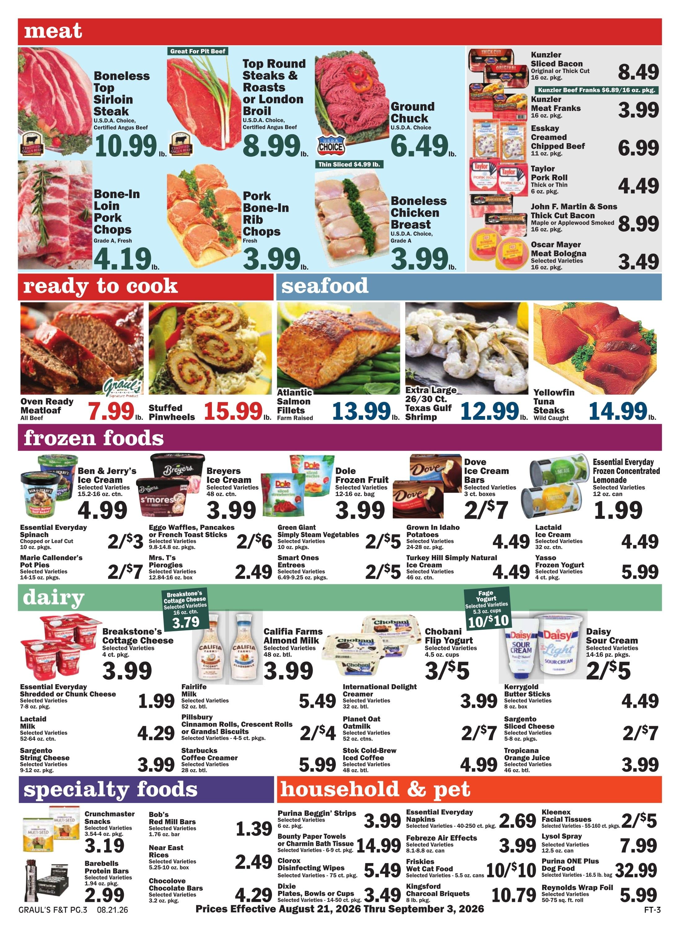 Graul's Market (Parkton, MD) Weekly Ad August 21 - September 1, 2026