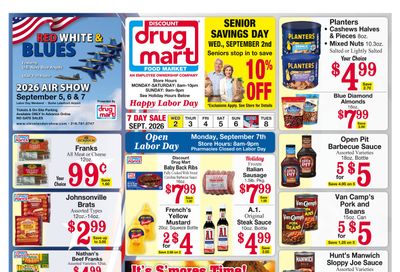 Discount Drug Mart (Ohio) Weekly Ad September 2 - 8, 2026