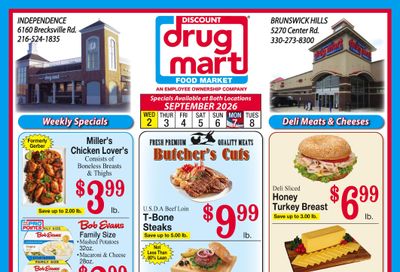 Discount Drug Mart (Ohio) Weekly Ad September 2 - 8, 2026
