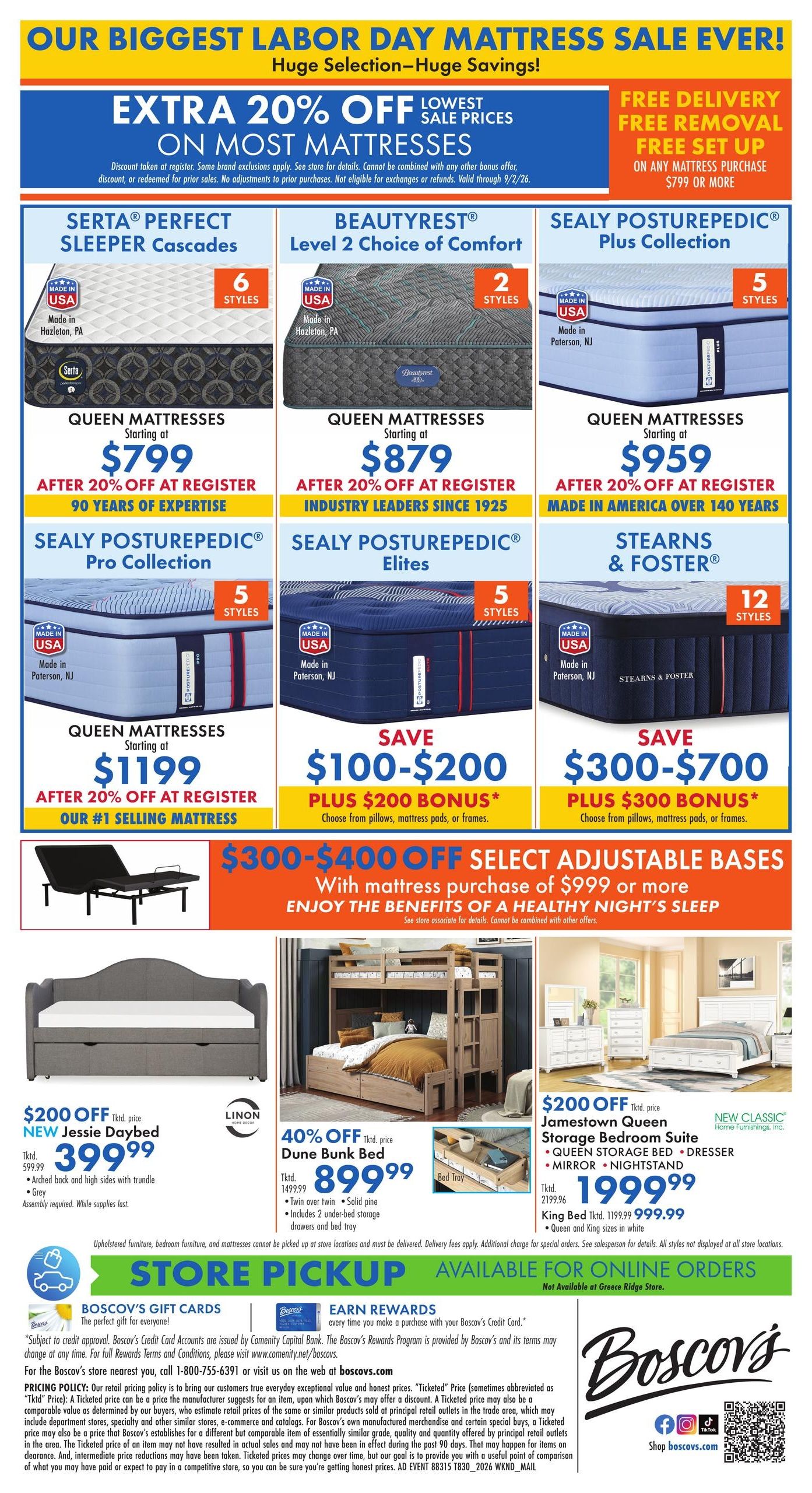 Boscov's Boscov’s Weekly Weekly Ad August 27 - September 2, 2026