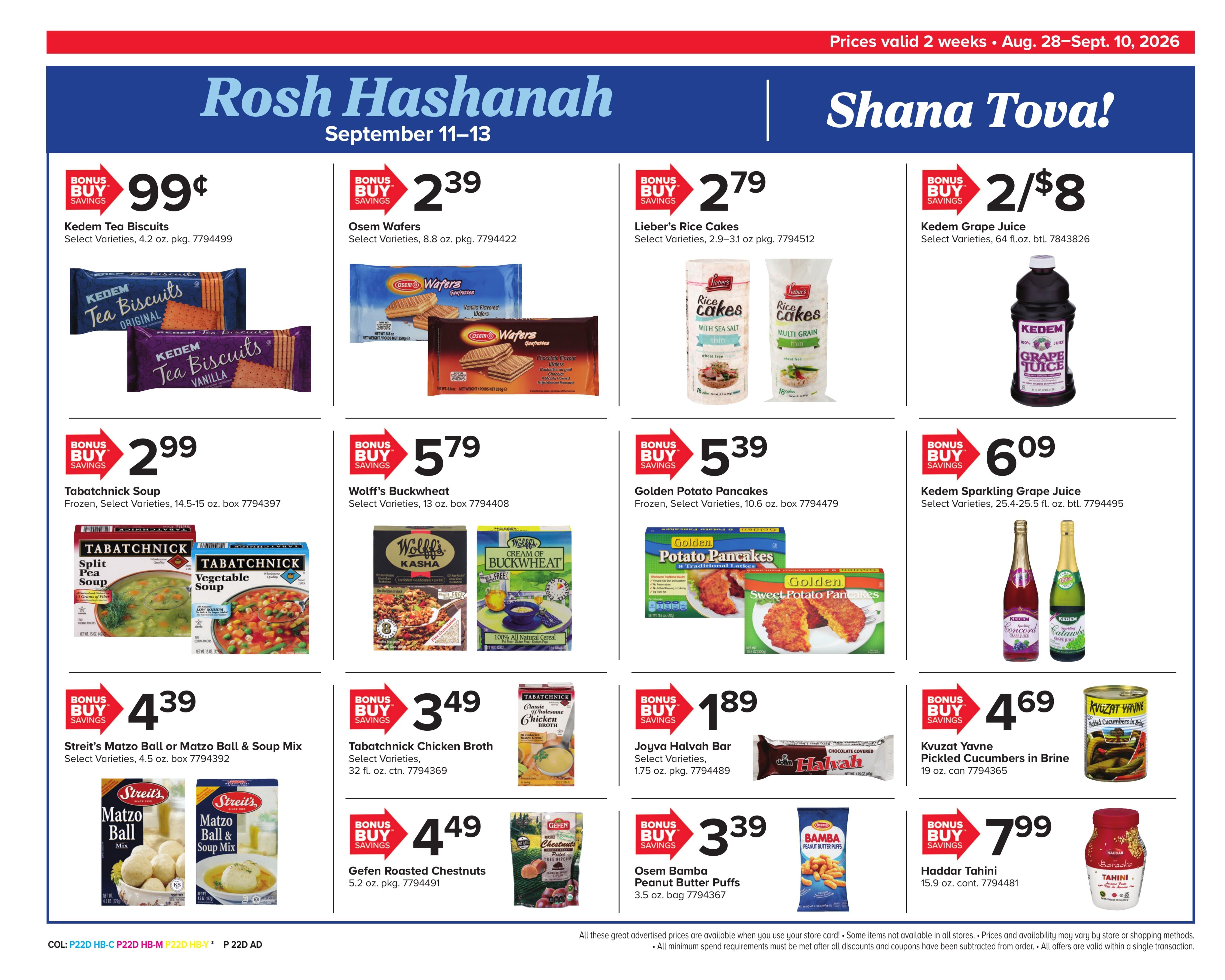 Giant Food Stores (Trenton Area, NJ) Weekly Ad August 28 - September 10, 2026