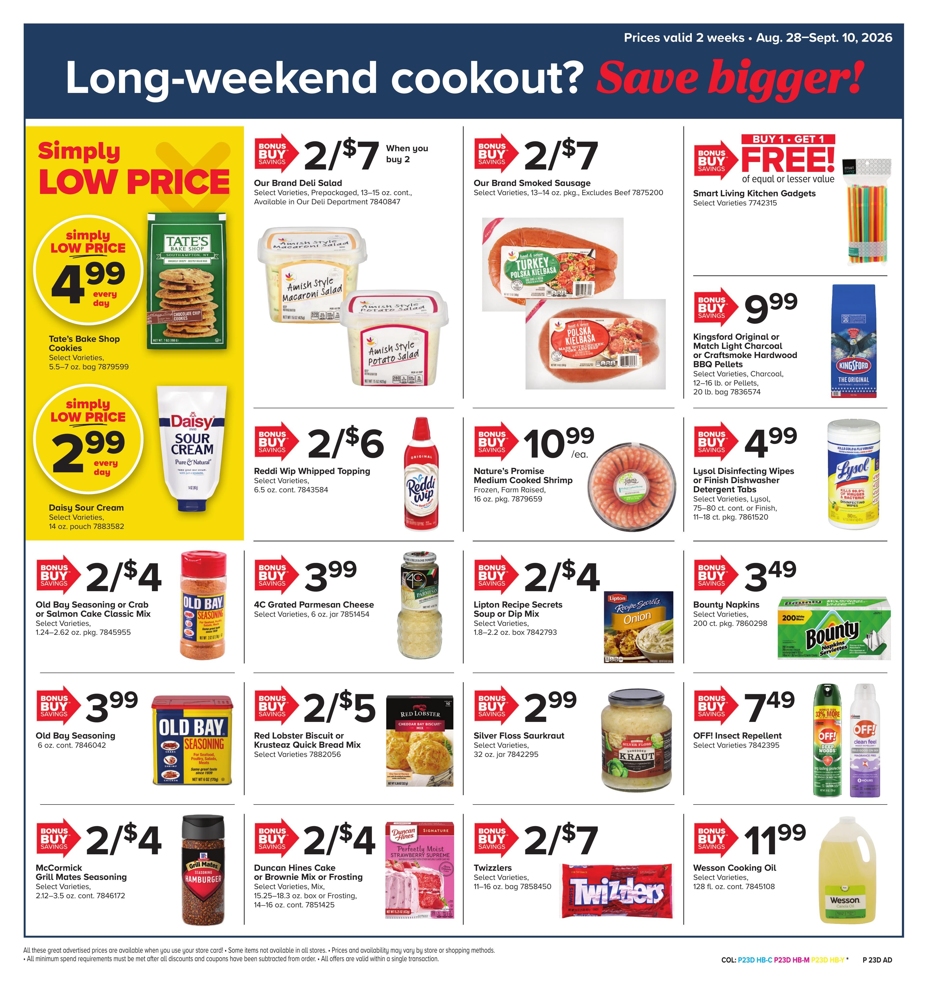 Giant Food Stores (Trenton Area, NJ) Weekly Ad August 28 - September 10, 2026