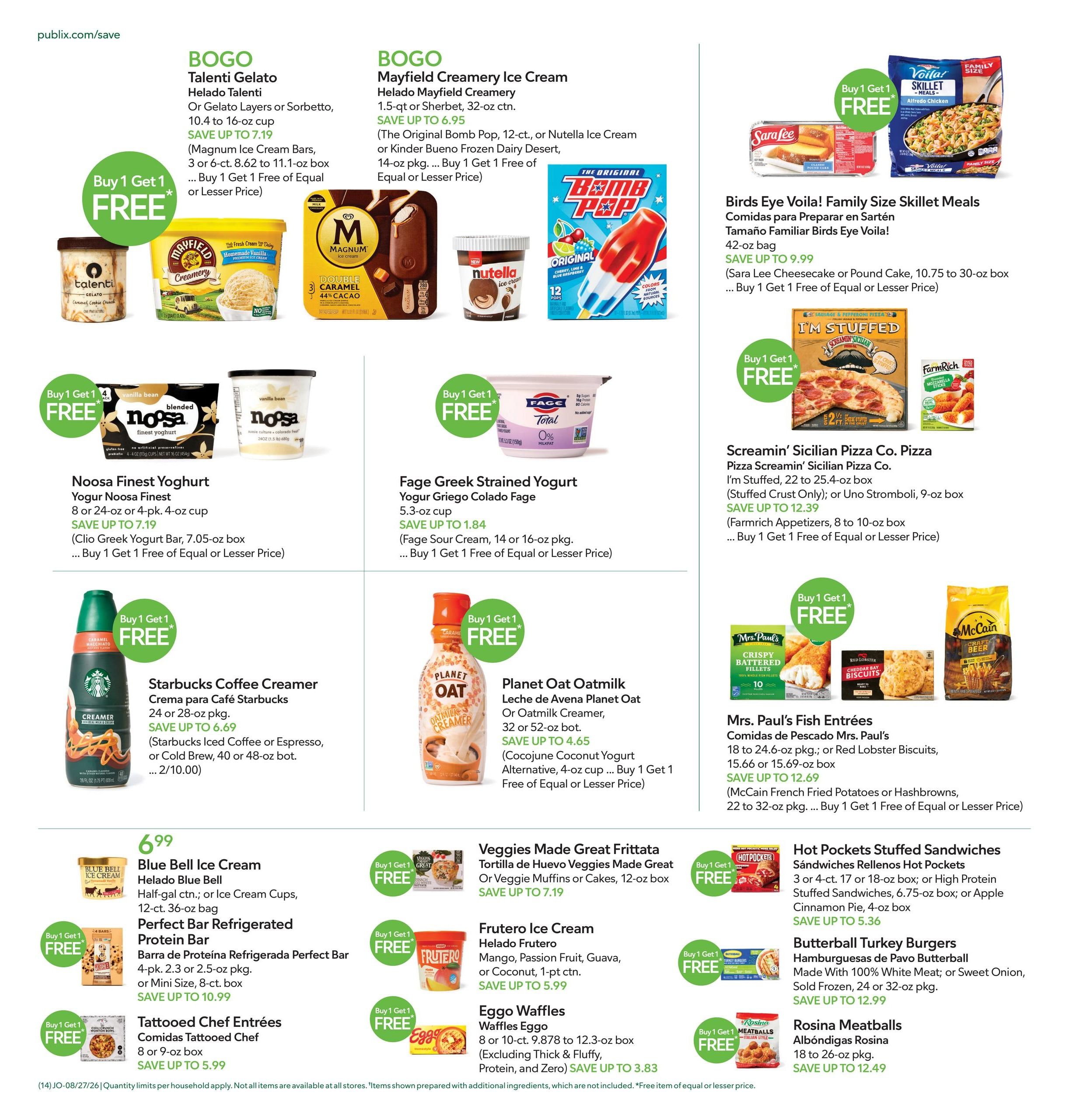 Publix (Deltona Area, FL) Anuncio Semanal Español Weekly Ad August 27 - September 2, 2026