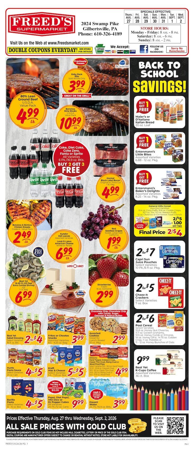 Freed's Market Weekly Ad August 27 - September 2, 2026