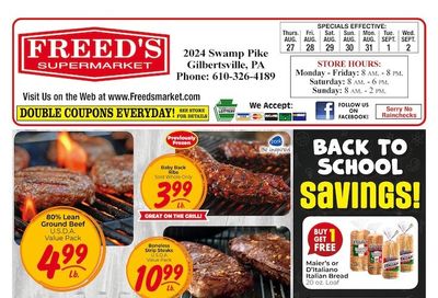 Freed's Market Weekly Ad August 27 - September 2, 2026