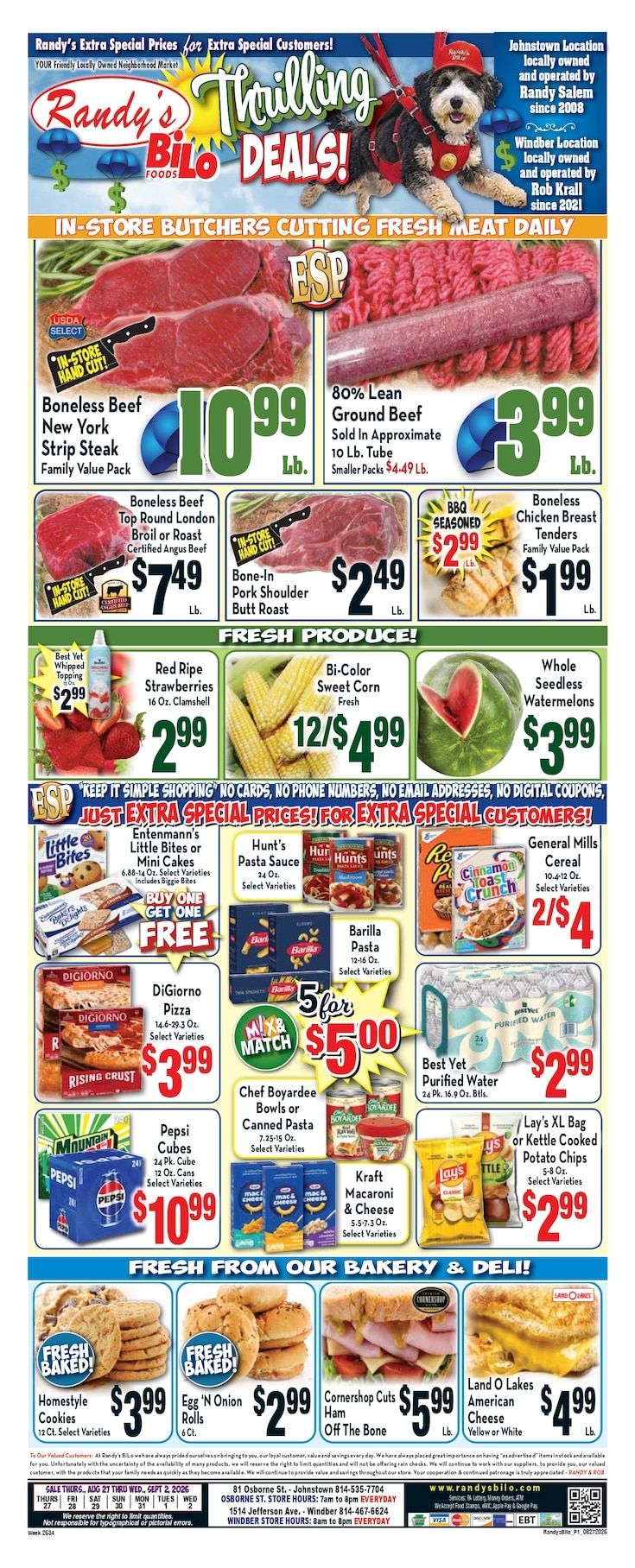 Randy's BiLo Weekly Ad August 27 - September 2, 2026