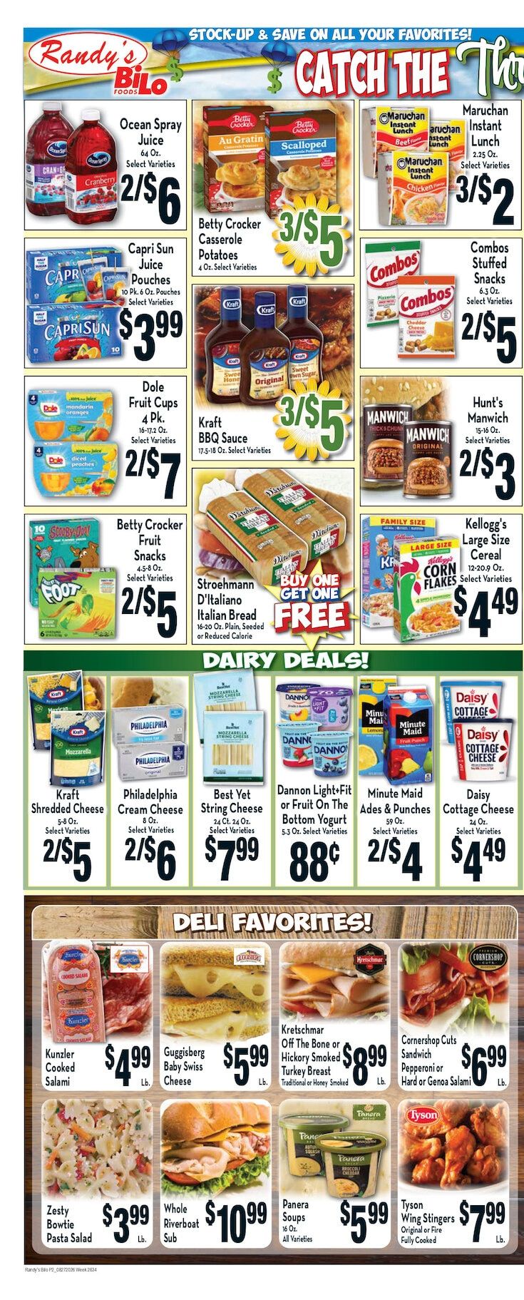 Randy's BiLo Weekly Ad August 27 - September 2, 2026