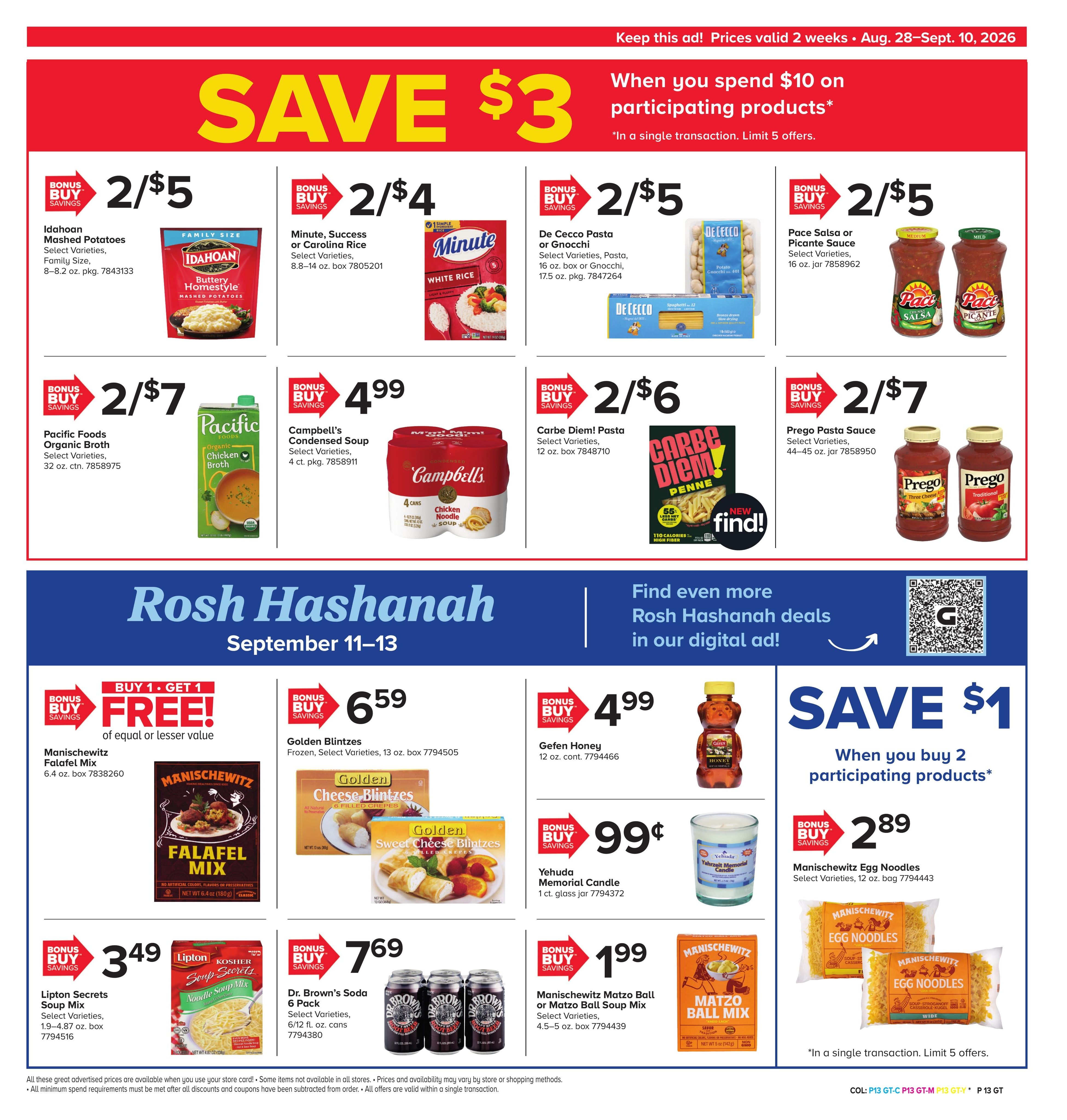 Giant Food Stores (Barrington Area, NJ) Weekly Ad August 28 - September 10, 2026