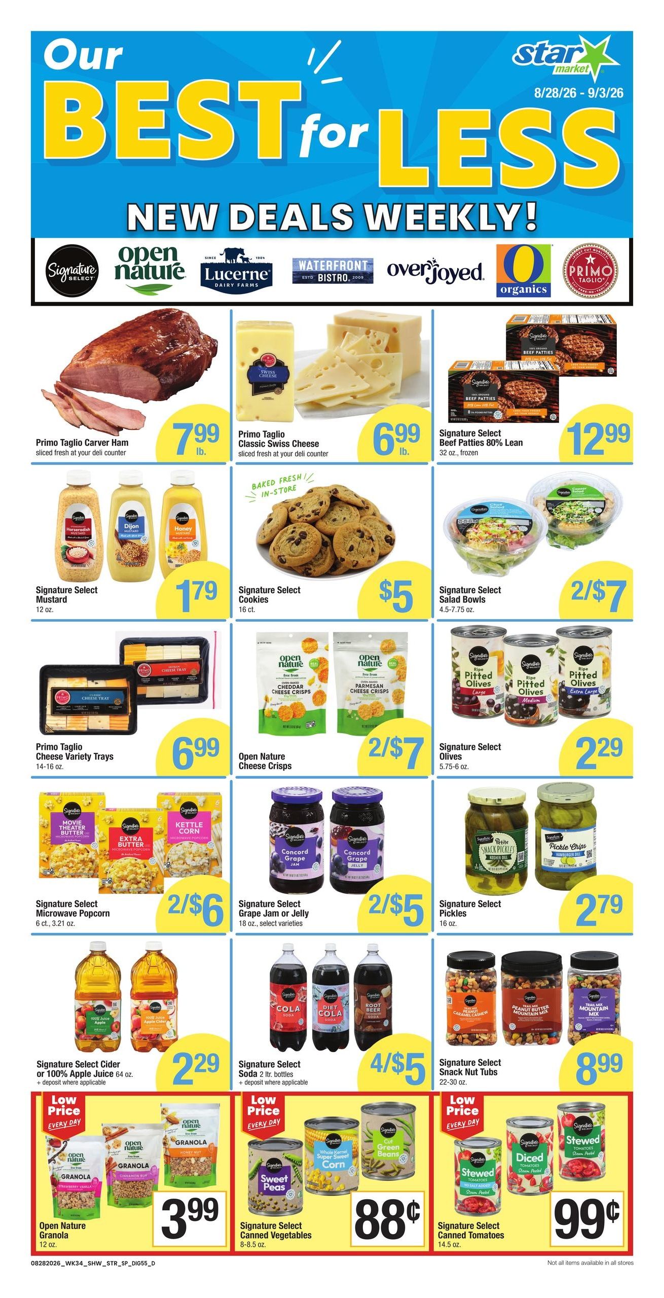 Star Market (Boston–Cambridge Area, MA) Weekly Ad August 28 - September 3, 2026
