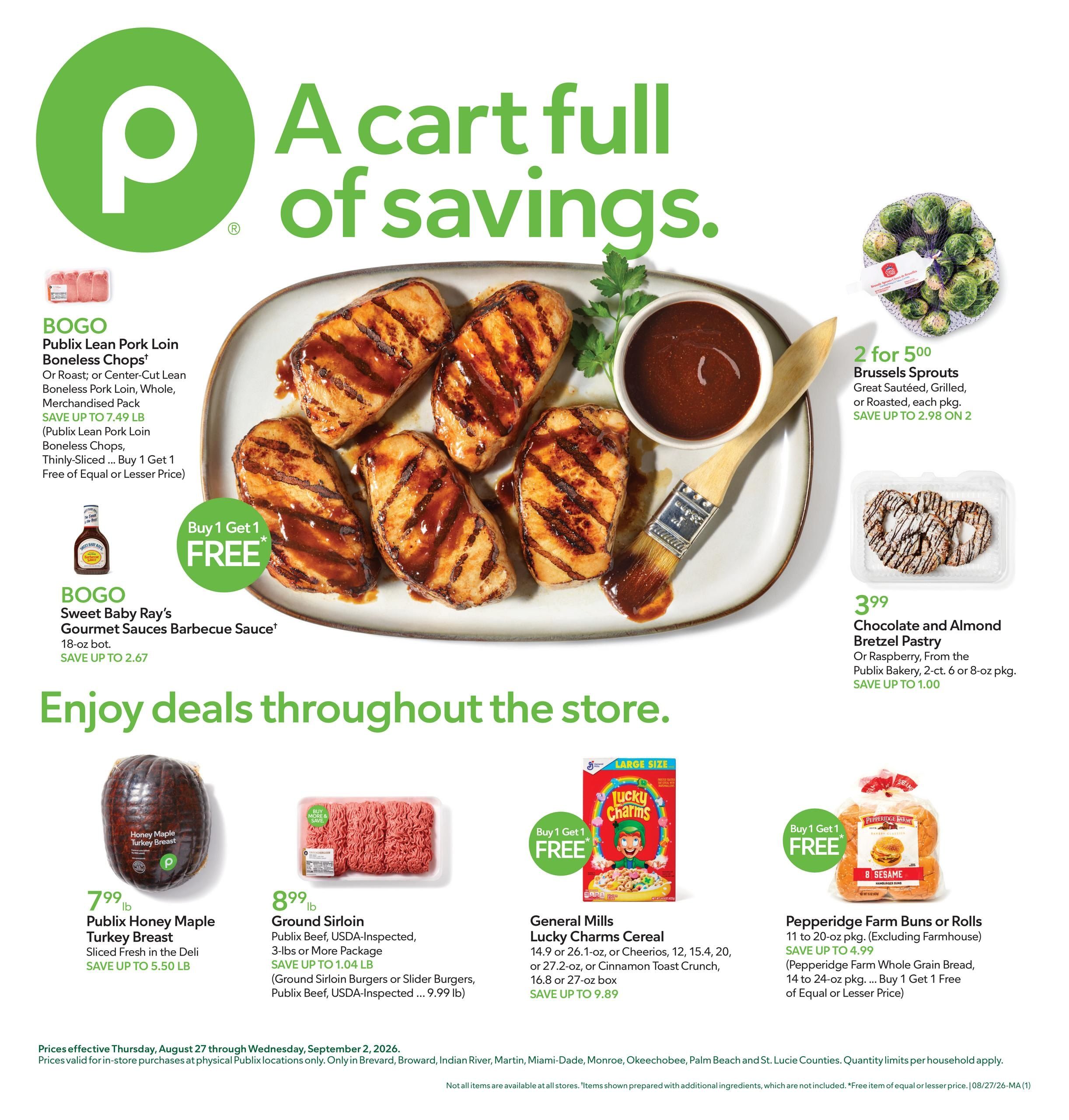 Publix (Boca Raton Area, FL) Weekly Ad August 27 - September 2, 2026