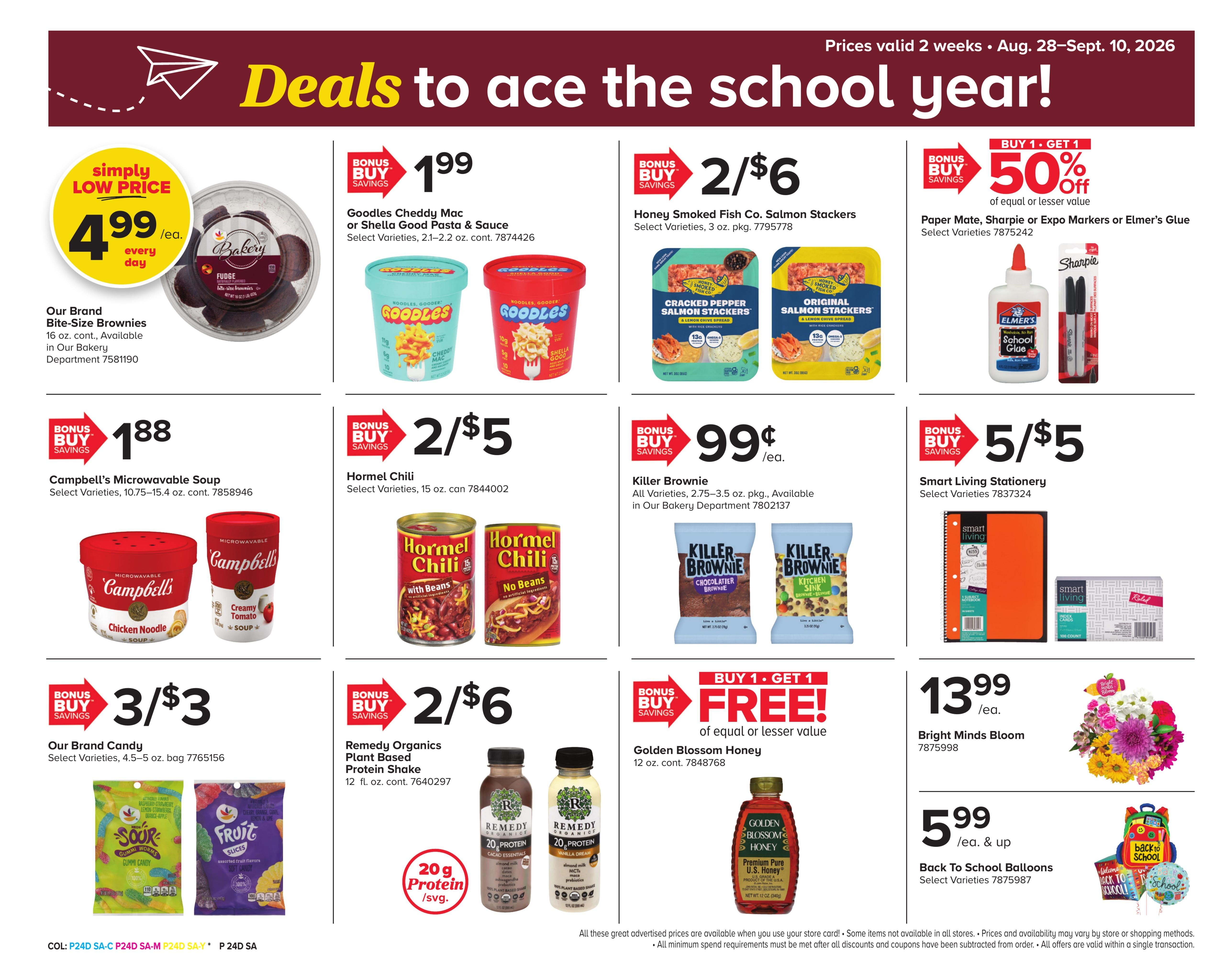 Giant Food Stores (Williamsport Area, PA) Weekly Ad August 28 - September 10, 2026
