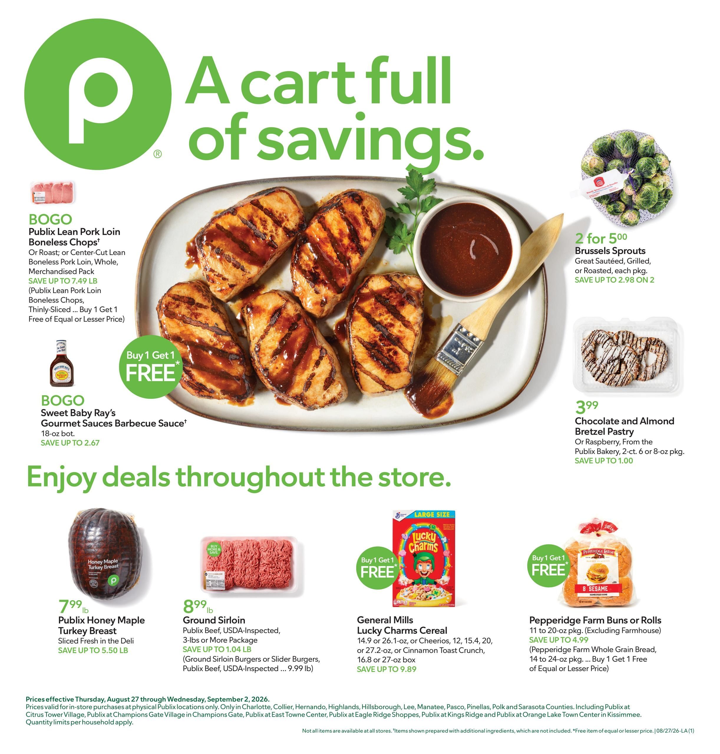 Publix (Cape Coral Area, FL) Weekly Ad August 27 - September 2, 2026