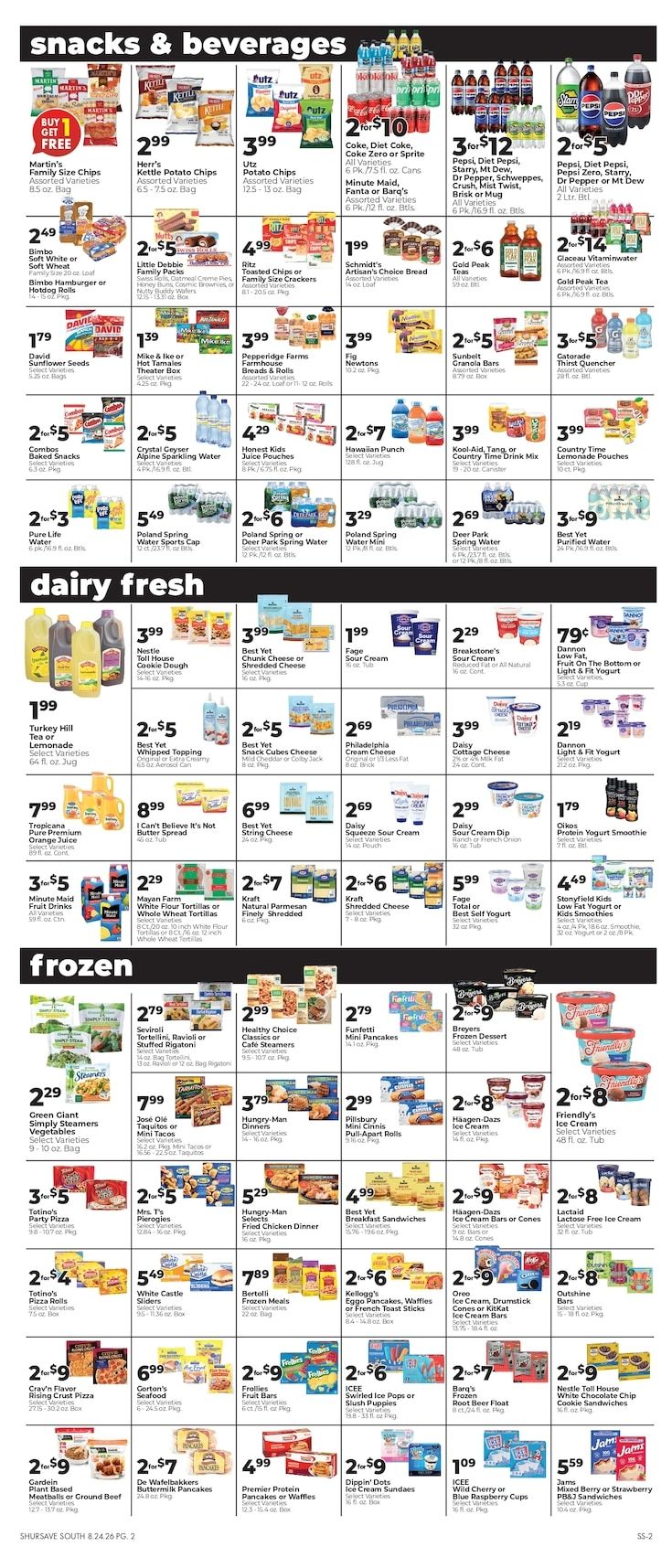 Hocker's Markets (Bethany Beach and Clarksville, DE) Weekly Ad August 27 - September 2, 2026