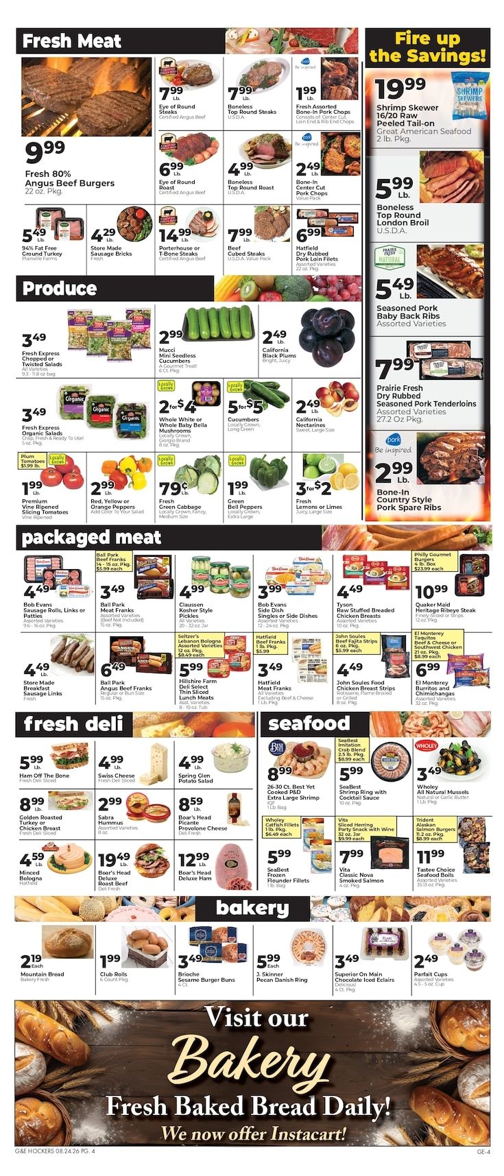 Hocker's Markets (Bethany Beach and Clarksville, DE) Weekly Ad August 27 - September 2, 2026