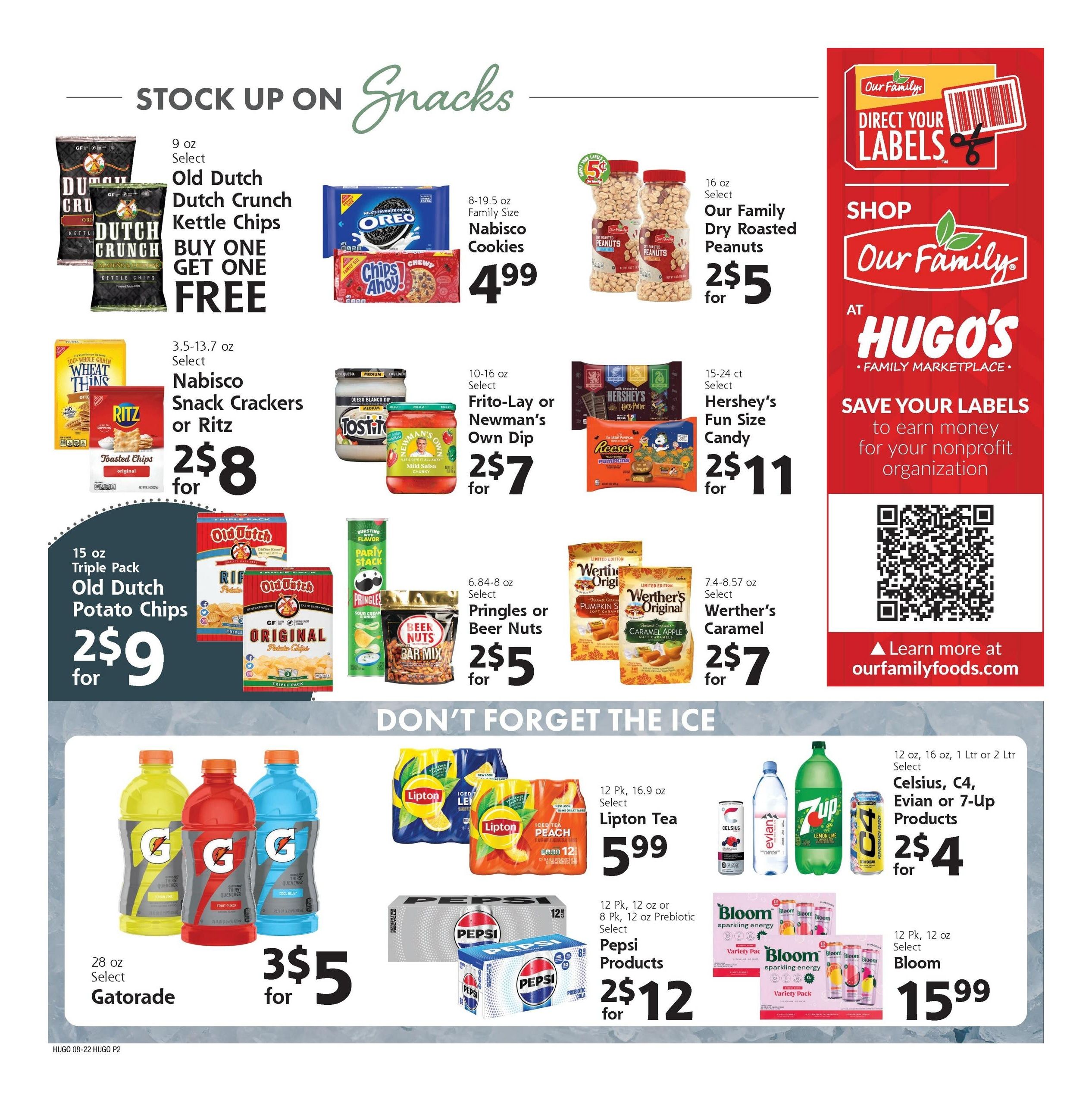 Hugo's Weekly Ad August 22 - 28, 2026