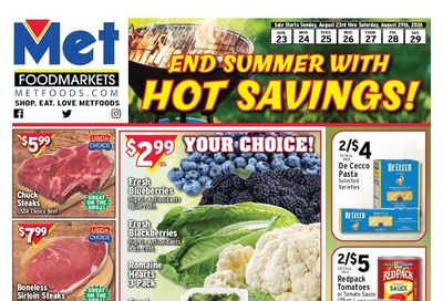 Met Foodmarkets (New Jersey, New York) Weekly Ad August 23 - 29, 2026