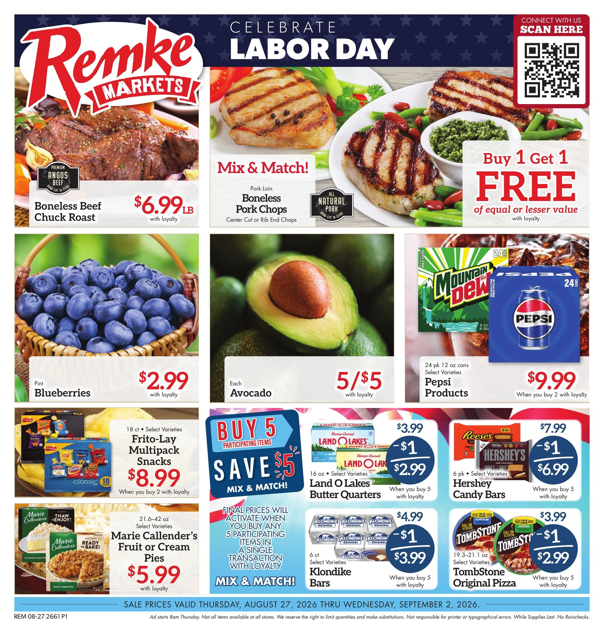 Remke Markets (Newport Area, KY) Weekly Ad August 27 - September 2, 2026