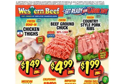 Western Beef (New York–Bayonne Area, NJ–NY) Weekly Ad August 27 - September 2, 2026