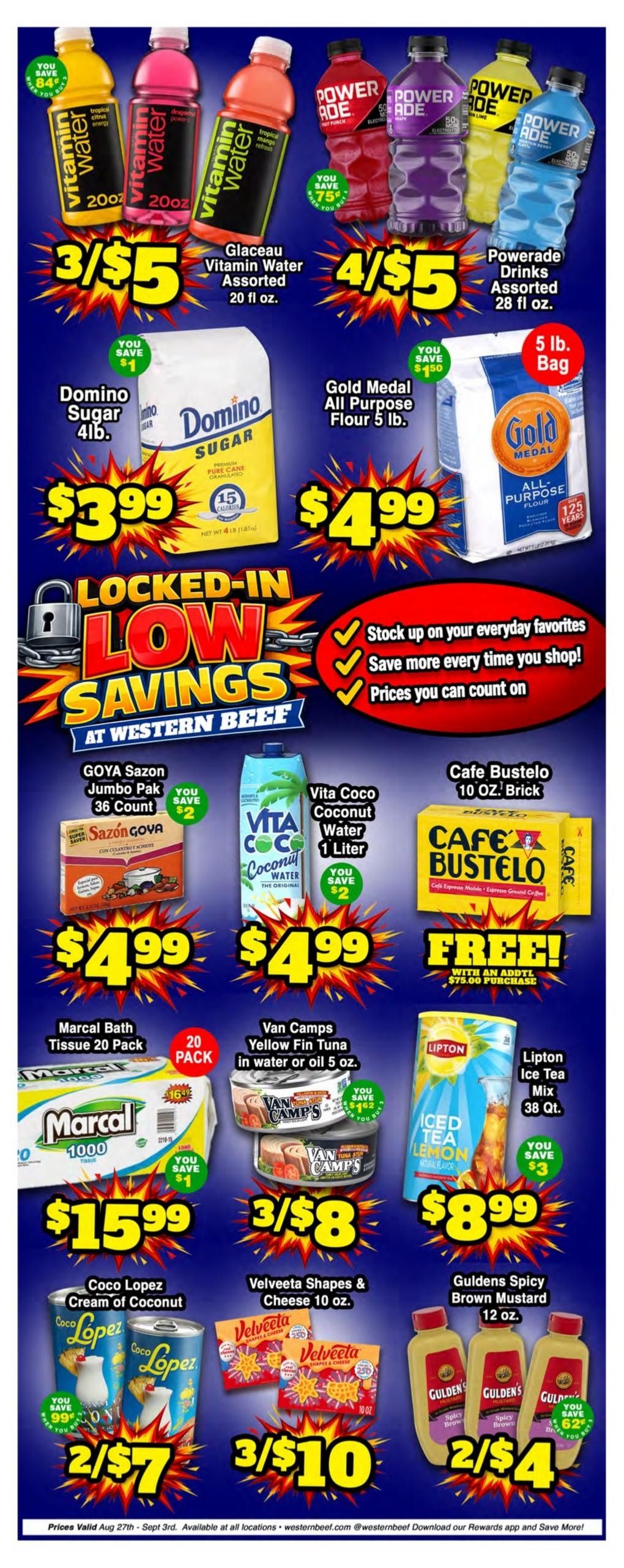 Western Beef (Alpine Area, NJ) Weekly Ad August 27 - September 2, 2026