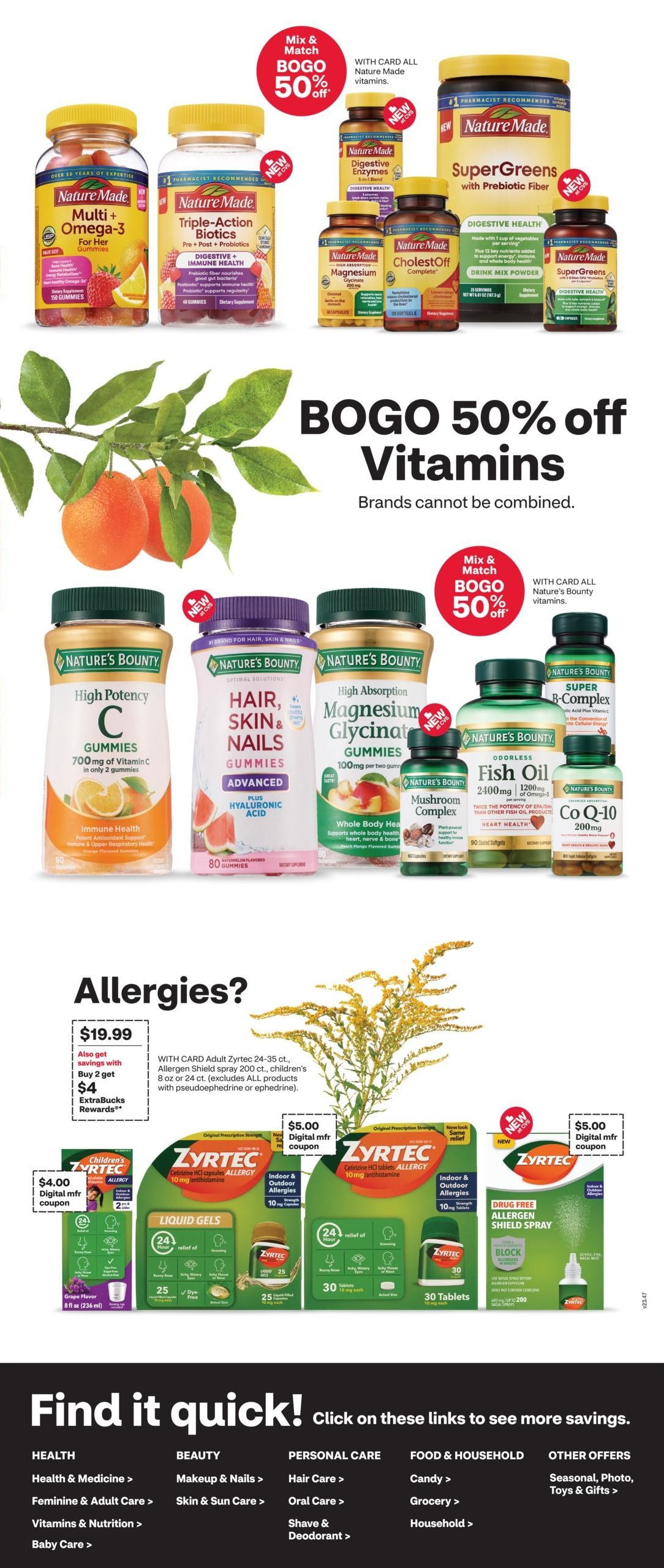 CVS Pharmacy (Cary Area, NC) Weekly Ad August 30 - September 5, 2026
