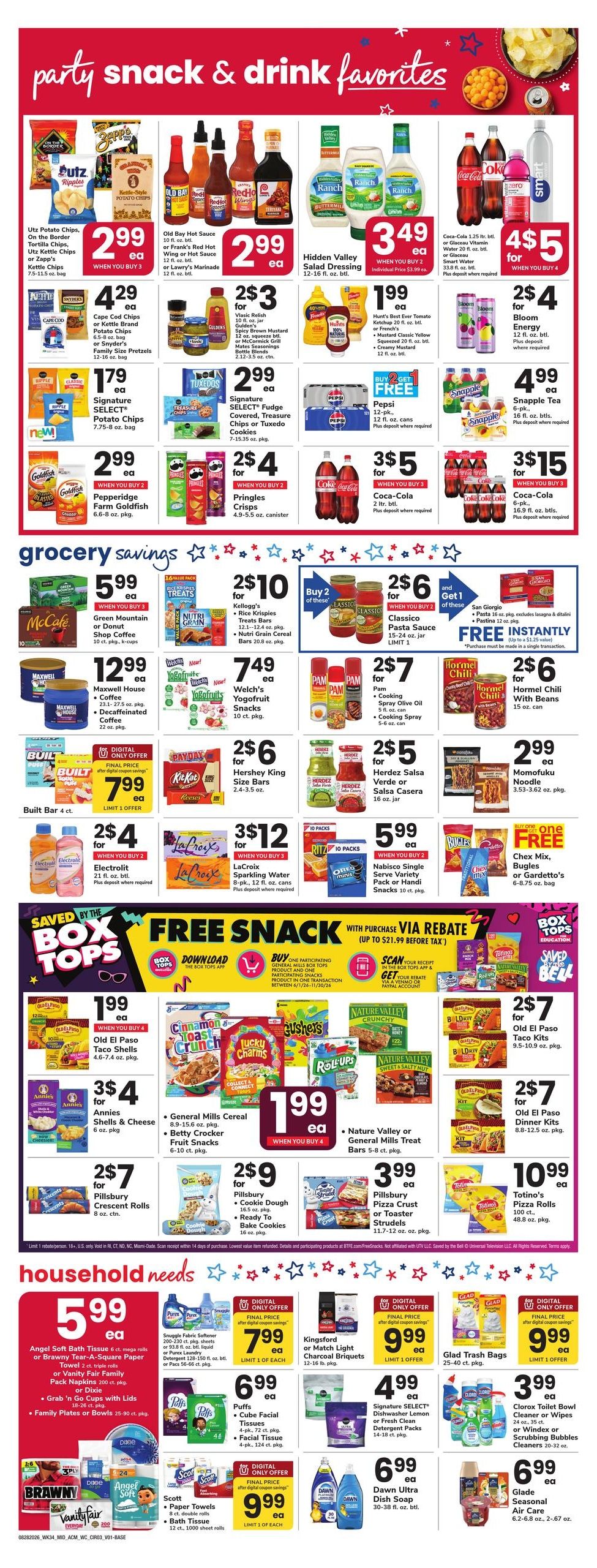 Acme Markets (Barrington Area, NJ) Weekly Ad August 28 - September 3, 2026