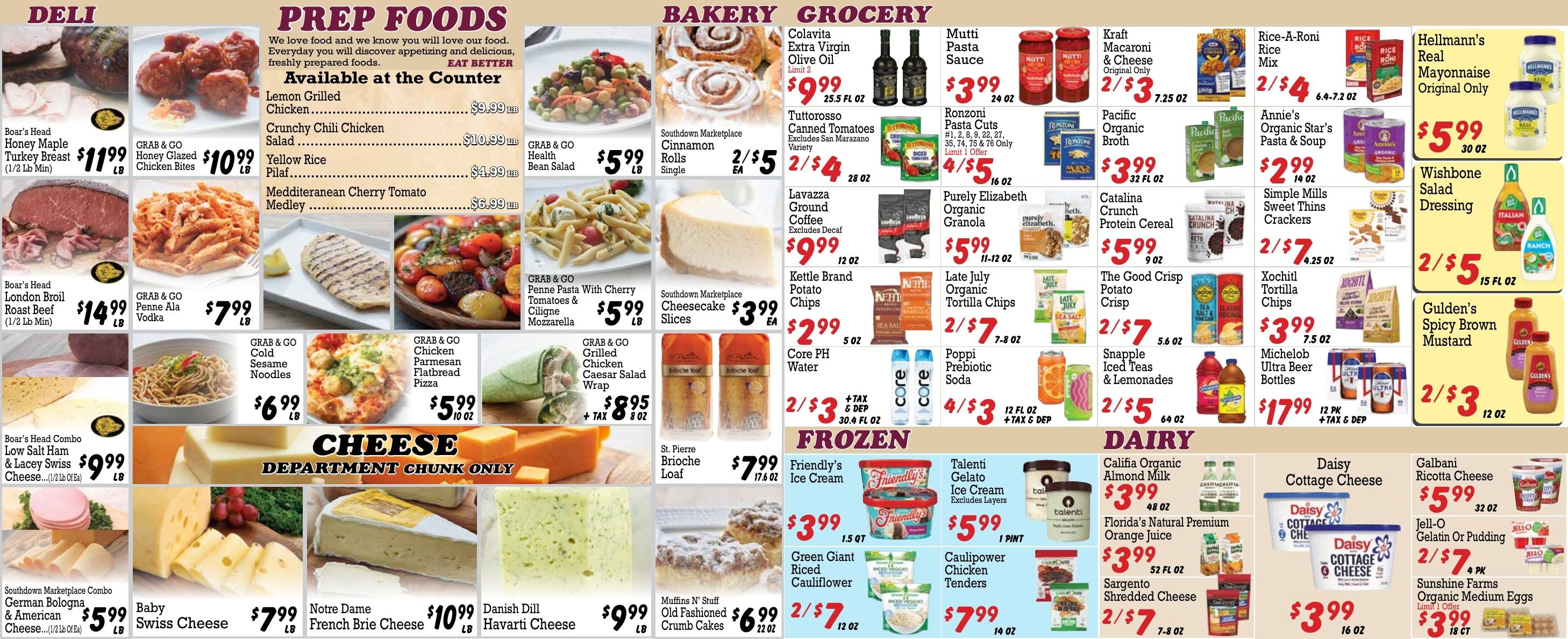 Southdown Marketplace (West Islip, NY) Weekly Ad August 21 - 27, 2026