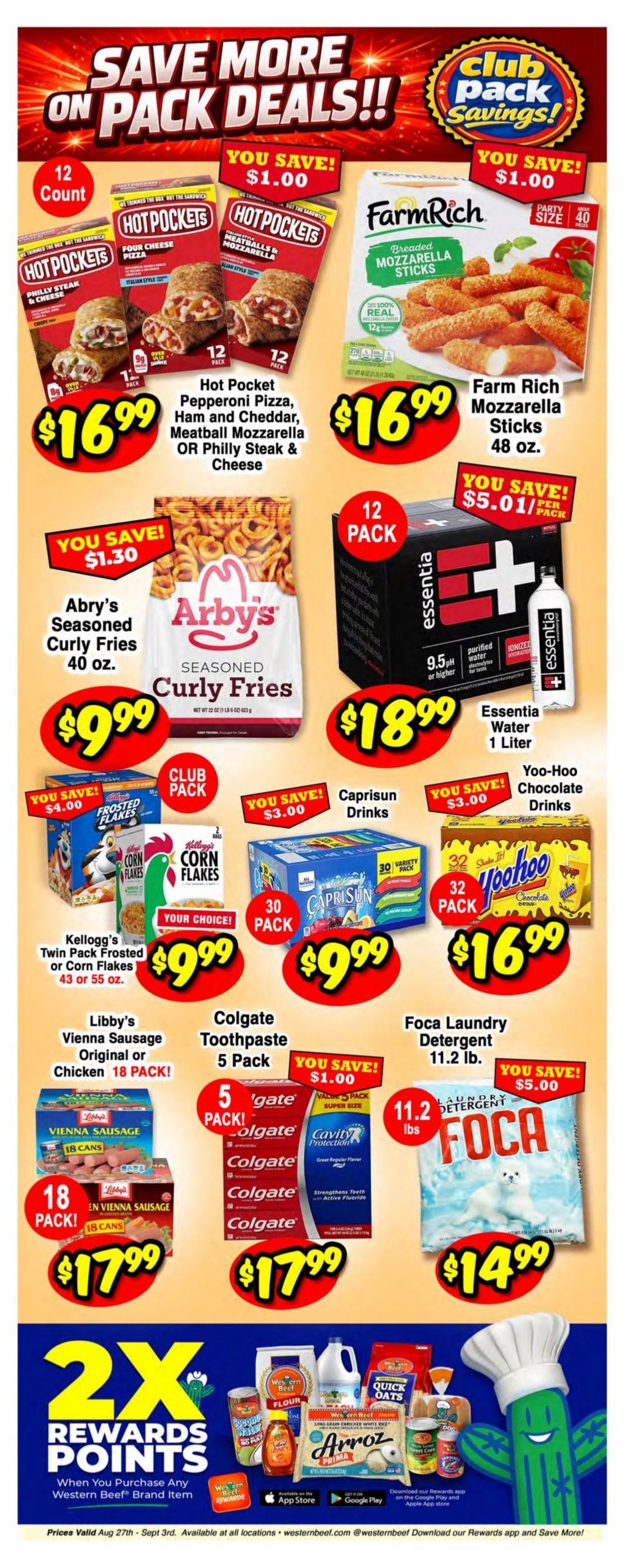 Western Beef (Carle Place Area, NY) Weekly Ad August 27 - September 2, 2026