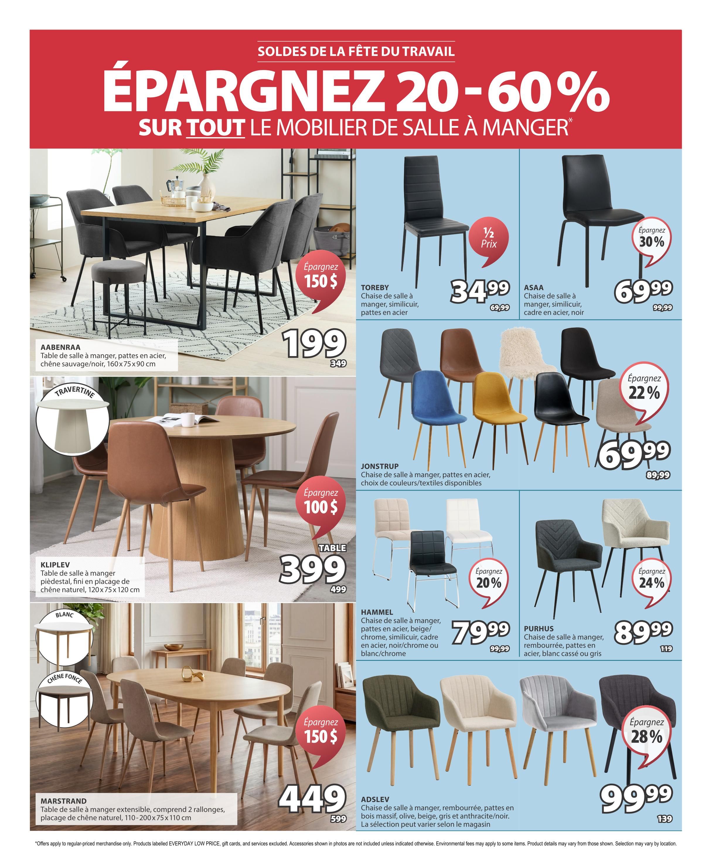JYSK (QC) Flyer August 27 to September 9