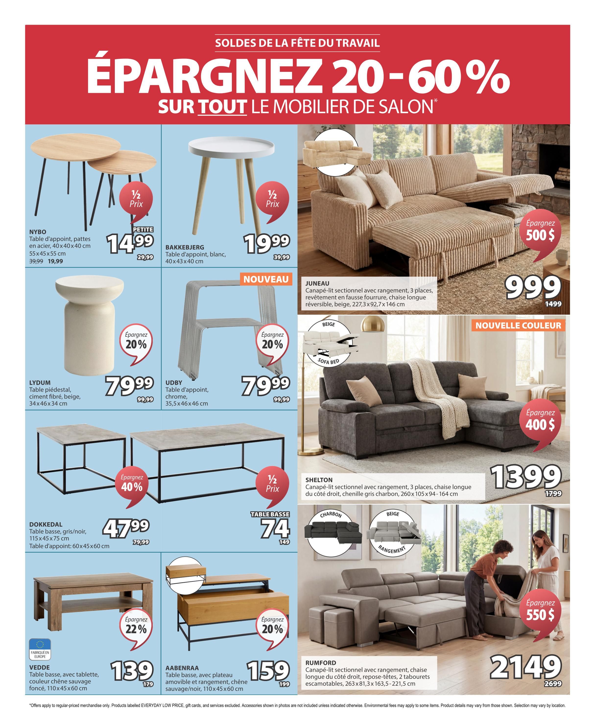 JYSK (QC) Flyer August 27 to September 9