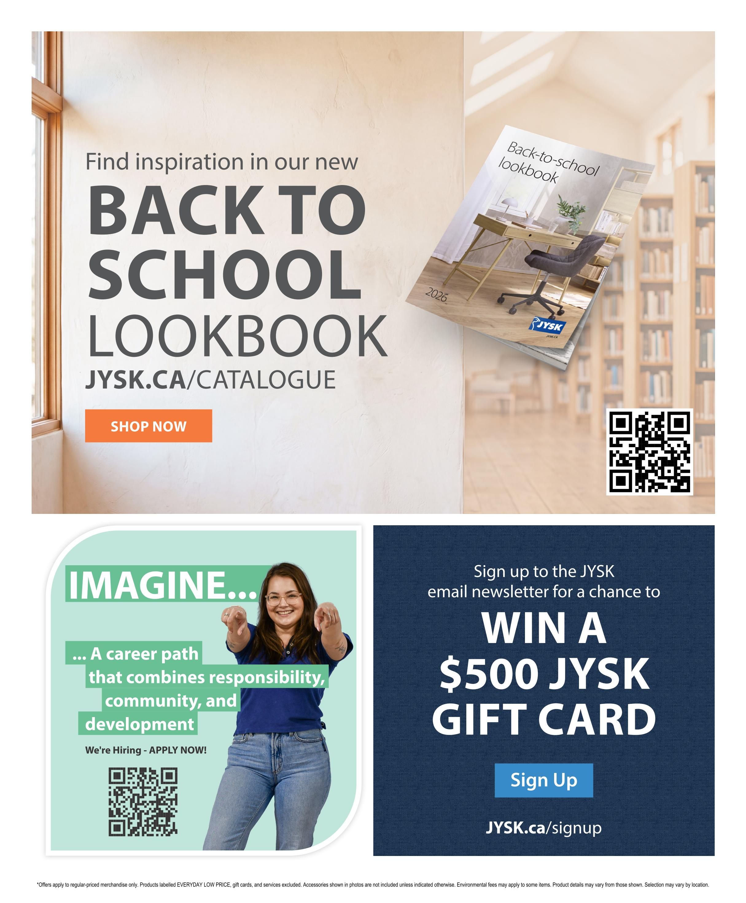 JYSK Flyer August 27 to September 9