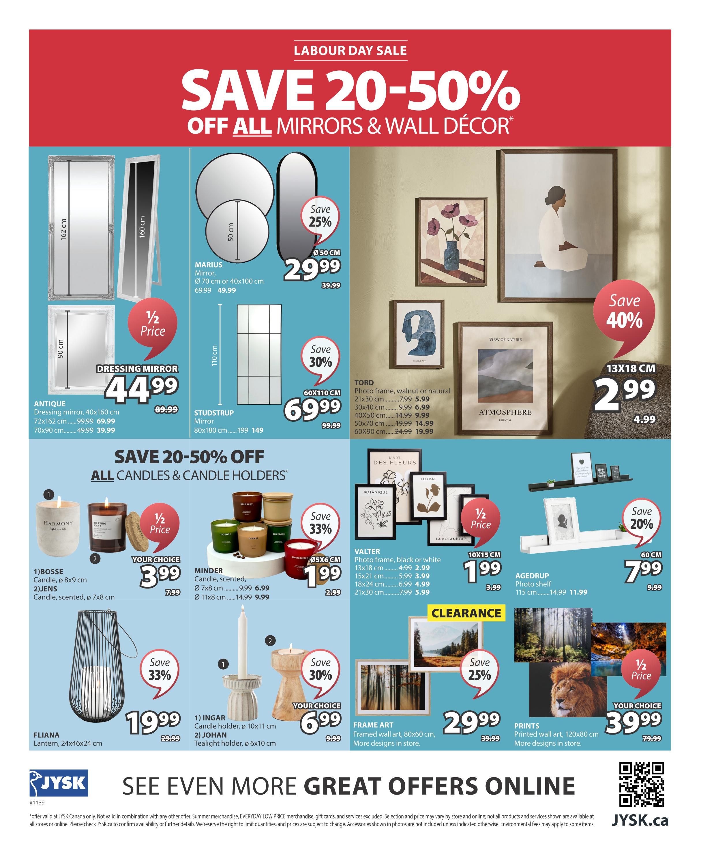 JYSK Flyer August 27 to September 9
